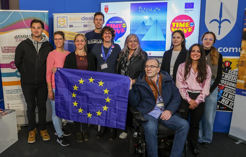 TIME TO MOVE, LA CAMPAGNA EUROPEA DEDICATA ALLA MOBILITÀ GIOVANILE È APPRODATA ANCHE QUEST’ANNO ALLA BARCOLANA