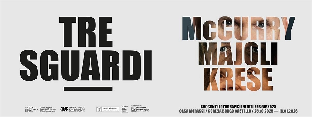 TRE SGUARDI: A GORIZIA IN MOSTRA LE FOTO DI STEVE MCCURRY, MAJOLI E KRESE