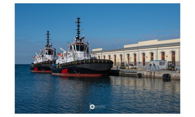 Tripmare rafforza la propria flotta con due nuovi rimorchiatori di ultima generazione: “CAPTAIN CAT” e “MED RIGEL” protagonisti per la prima volta di un’inaugurazione all’interno degli spazi della Capitaneria di Porto di Trieste