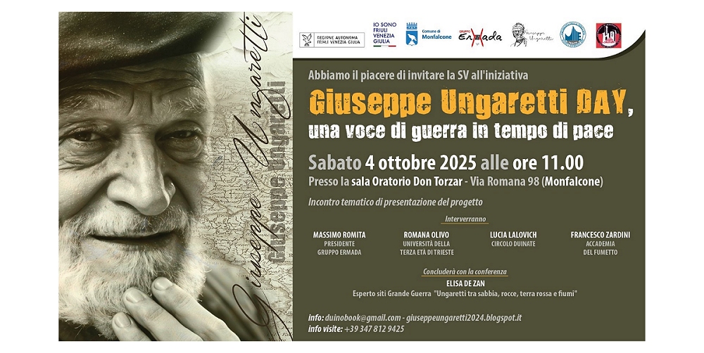 GIUSEPPE UNGARETTI DAY – Una voce di guerra in tempo di pace