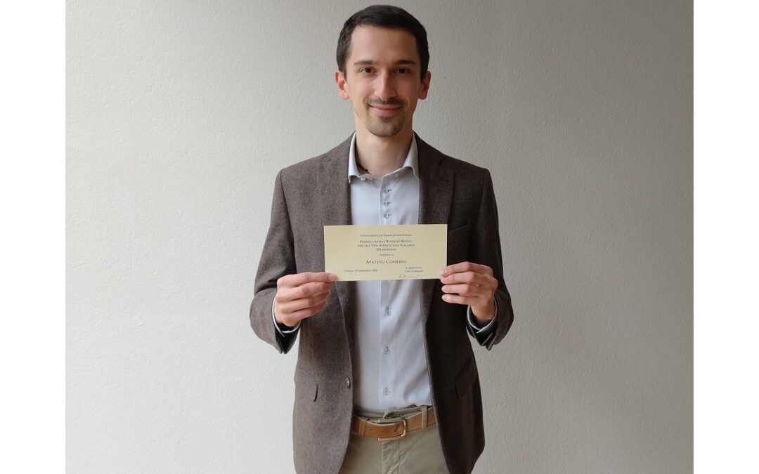 FILOLOGIA ITALIANA, A MATTEO COMERIO DELL’UNIVERSITA’ DI UDINE IL PREMIO NAZIONALE DI DOTTORATO “ALDO E ROMANO ROSSI”