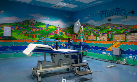 INAUGURATO IL MURALES “ABBIAMO UN SOGNO” NELLA SALA DI RADIOTERAPIA INTERVENTISTICA DELLA SC RADIOTERAPIA – OSPEDALE MAGGIORE