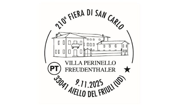 POSTE ITALIANE: annullo filatelico per i 210 anni della Fiera di San Carlo ad Aiello del Friuli