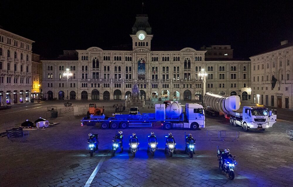 IL BATISCAFO TRIESTE è arrivato nella notte al Museo de Henriquez