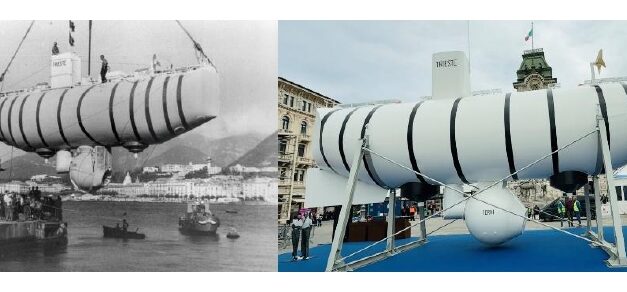 Lunedì 3 novembre in piazza Unità MARE NORDEST racconta il BATISCAFO TRIESTE