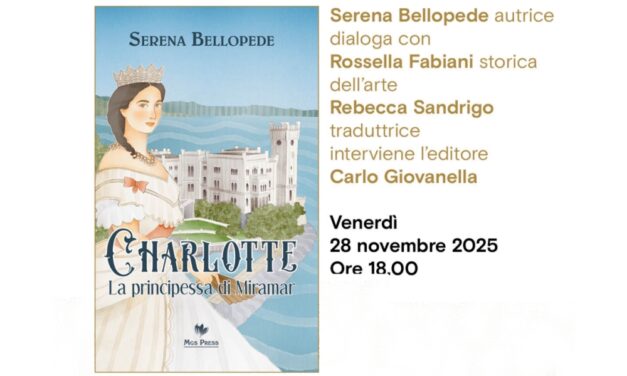 Serena Bellopede presenta il suo libro “Charlotte, la principessa di Miramar” all’Antico Caffè San Marco