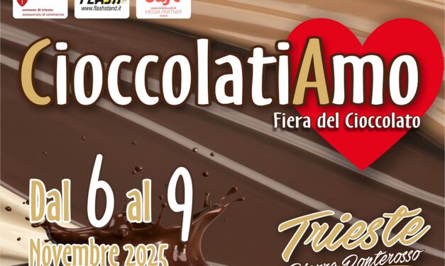 TORNA DAL 6 AL 9 NOVEMBRE 2025 IN PIAZZA PONTEROSSO A TRIESTE LA TRADIZIONALE E GOLOSISSIMA MANIFESTAZIONE A INGRESSO LIBERO “CIOCCOLATIAMO 2025”