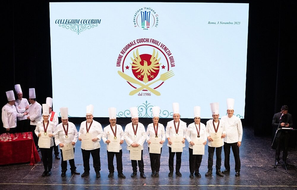 I cuochi del Friuli Venezia Giulia nel Collegium Cocorum della Federazione Italiana Cuochi