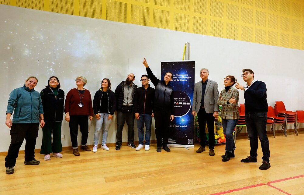 L’ASSESSORE MAURIZIO DE BLASIO AL RICREATORIO NORDIO CON GLI “ASTRO-ESPLORATORI”