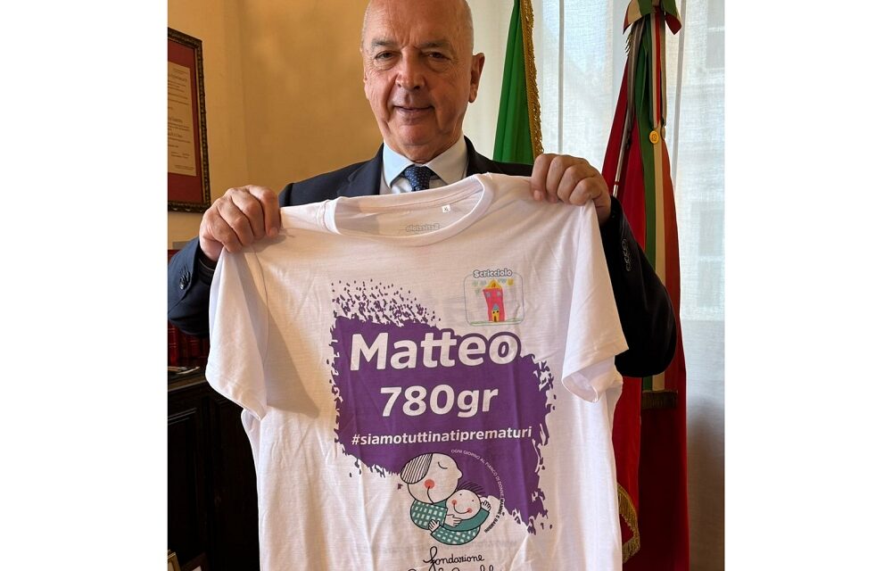 IL SINDACO DIPIAZZA PARTECIPA ALLA GIORNATA MONDIALE DELLA PREMATURITÀ