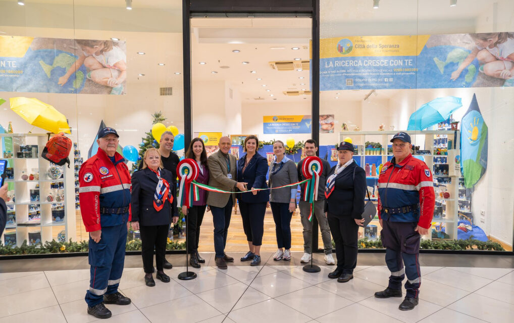 Padova: inaugurato lo spazio natalizio dedicato alla Città della Speranza