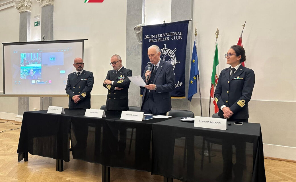 IL PROPELLER CLUB PORT OF TRIESTE RENDE OMAGGIO AI 160 ANNI DEL CORPO DELLE CAPITANERIE DI PORTO – GUARDIA COSTIERA