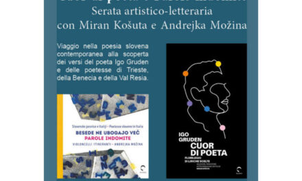 Cuor di poeta e Parole indomite Serata artistico-letteraria con Miran Košuta e Andrejka Možina all’Antico Caffè San Marco