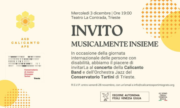 CALICANTO BAND / ORCHESTRA JAZZ TARTINI in concerto il 3 dicembre 2025 al Teatro La Contrada