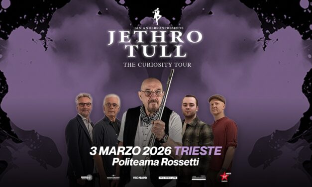 JETHRO TULL annunciano due nuovi concerti del “The Curiosity Tour”: il 3 marzo 2026 live al Politeama Rossetti, unica data per il Nordest