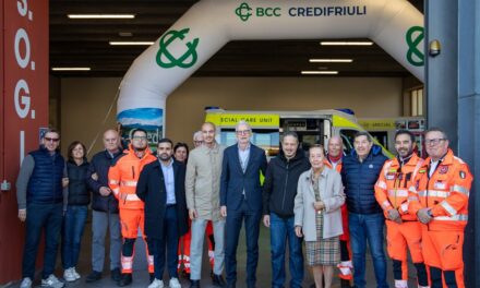 Nuova ambulanza alla Sogit di Lignano con il sostegno di CrediFriuli