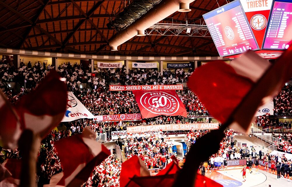“BE PART OF IT”: LA PALLACANESTRO TRIESTE SCRIVE LA STORIA CON 4723 ABBONATI È RECORD ASSOLUTO