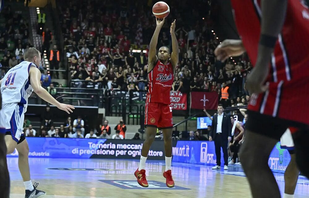 La Pallacanestro Trieste vince il derby al Palaverde: 107-100 su Treviso