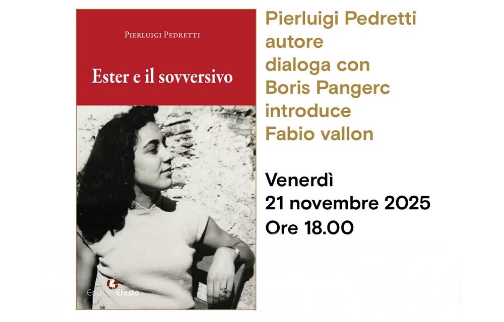 Pierluigi Pedretti presenta il suo libro “Ester e il sovversivo” all’Antico Caffè San Marco