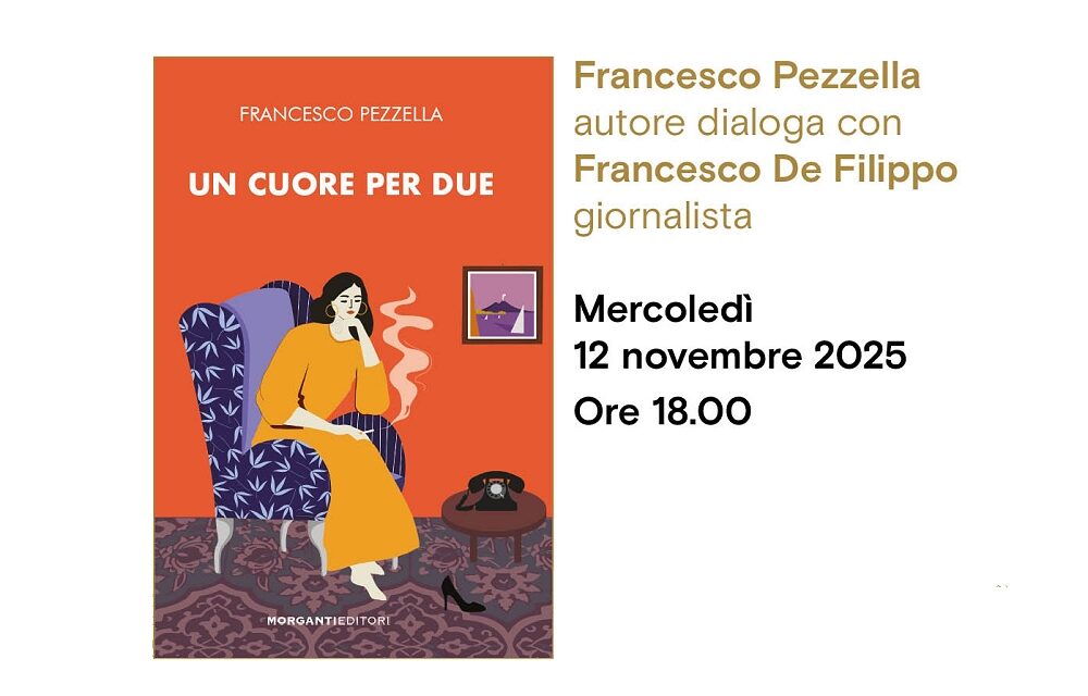 Francesco Pezzella presenta il suo libro “Un cuore per due” (Morganti editore) all’Antico Caffè San Marco
