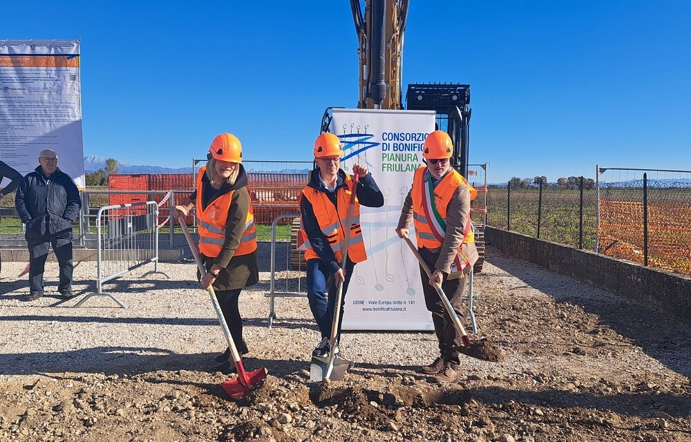 Al via i lavori di ammodernamento degli impianti pluvirrigui a Flaibano, Orzano e San Giusto
