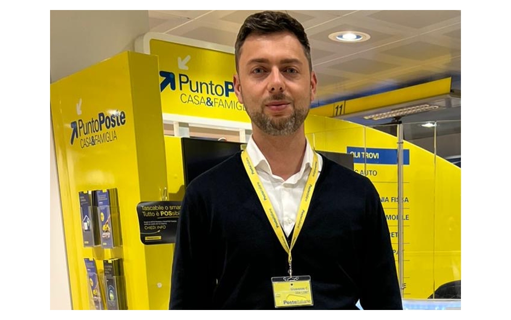 POSTE ITALIANE: Giuseppe Caraccioli dalla Sicilia al Punto Casa Famiglia delle Poste centrali di Pordenone