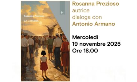 Rosanna Prezioso presenta il suo libro “La cabibba” all’Antico Caffè San Marco