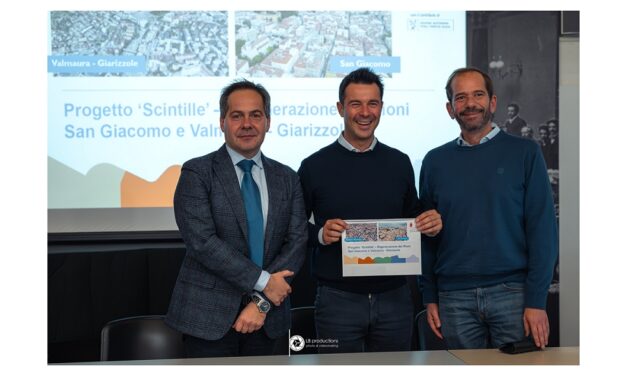 RIGENERAZIONE URBANA A SAN GIACOMO E VALMAURA-GIARIZZOLE: L’AMMINISTRAZIONE COMUNALE HA FATTO IL PUNTO SULLO STATO DI AVANZAMENTO DEL PROGETTO SCINTILLE