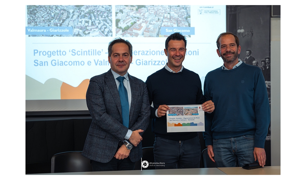 RIGENERAZIONE URBANA A SAN GIACOMO E VALMAURA-GIARIZZOLE: L’AMMINISTRAZIONE COMUNALE HA FATTO IL PUNTO SULLO STATO DI AVANZAMENTO DEL PROGETTO SCINTILLE