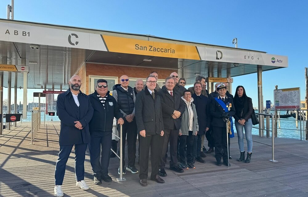 VENEZIA: riapre dopo 9 mesi di lavori l’approdo San Zaccaria C/D