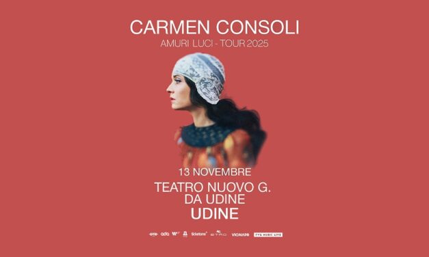 CARMEN CONSOLI al Teatro Nuovo Giovanni da Udine con “Amuri Luci”