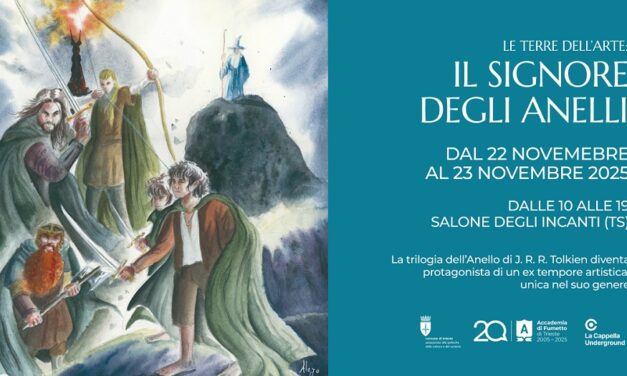 SABATO 22 E DOMENICA 23 NOVEMBRE DALLE 10 ALLE 19 AL SALONE DEGLI INCANTI “LE TERRE DELL’ARTE: IL SIGNORE DEGLI ANELLI”, EX TEMPORE ARTISTICA DAL VIVO