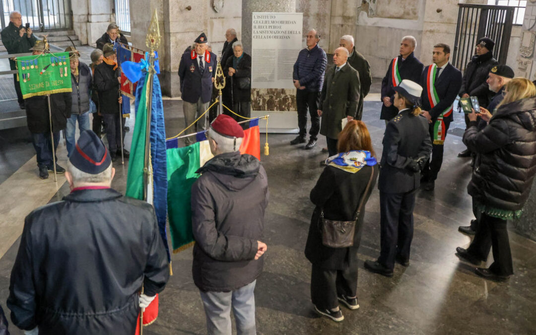 SI È SVOLTA IN OCCASIONE DEL 143° ANNIVERSARIO DELLA MORTE DI GUGLIELMO OBERDAN LA TRADIZIONALE CERIMONIA AL SACRARIO DI VIA XXIV MAGGIO