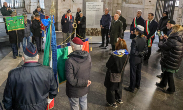 SI È SVOLTA IN OCCASIONE DEL 143° ANNIVERSARIO DELLA MORTE DI GUGLIELMO OBERDAN LA TRADIZIONALE CERIMONIA AL SACRARIO DI VIA XXIV MAGGIO