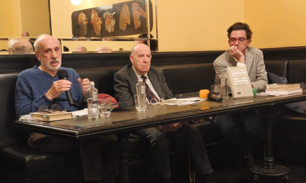 PRESENTATO AL CAFFE’ SAN MARCO LO STORICO LIBRO DI GIORGIO VOGHERA “ANONIMO TRIESTINO” “IL SEGRETO”