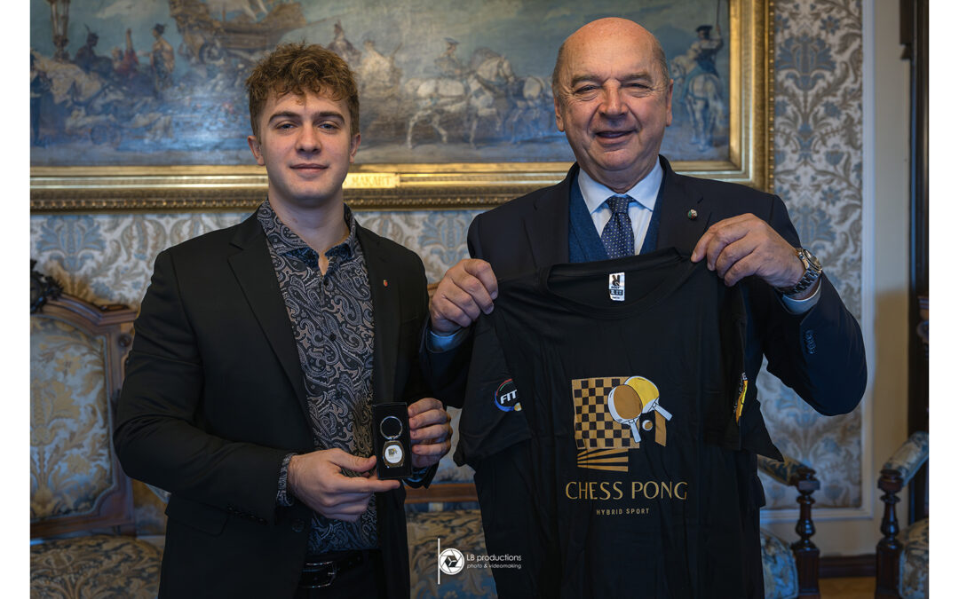 IL SINDACO HA INCONTRATO GIOVANNI MARCHESICH, ORGANIZZATORE DEL 2° TORNEO INTERNAZIONALE DI CHESS PONG