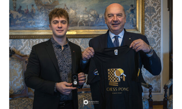 IL SINDACO HA INCONTRATO GIOVANNI MARCHESICH, ORGANIZZATORE DEL 2° TORNEO INTERNAZIONALE DI CHESS PONG