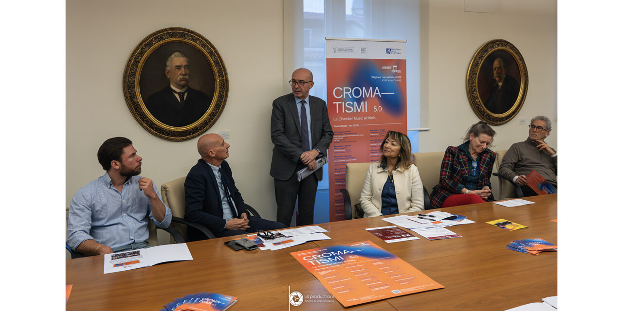 CROMATISMI 5.0, PRESENTATA OGGI LA 31^ STAGIONE CAMERISTICA DI TRIESTE