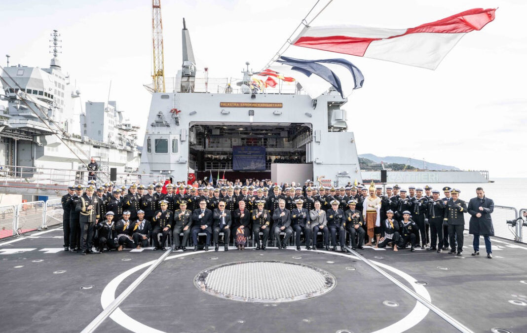 FINCANTIERI CONSEGNA LA PPA “KRI PRABU SILIWANGI-321” ALLA MARINA MILITARE INDONESIANA