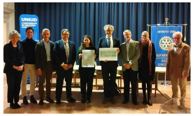 UNIVERSITA’ DI UDINE – INFERMIERISTICA, A ELENA DEFEND DI SAN VITO AL TAGLIAMENTO LA BORSA DI STUDIO DEL ROTARY CLUB SACILE CENTENARIO