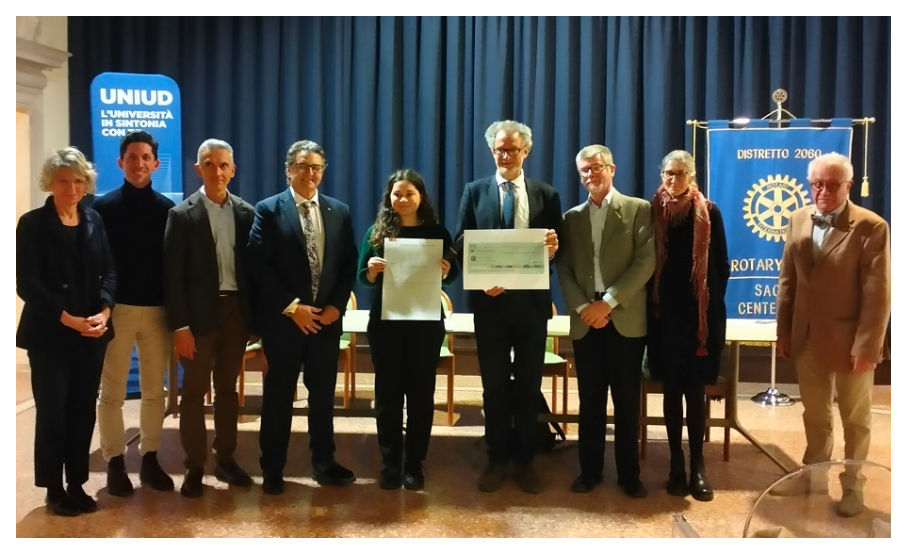 UNIVERSITA’ DI UDINE – INFERMIERISTICA, A ELENA DEFEND DI SAN VITO AL TAGLIAMENTO LA BORSA DI STUDIO DEL ROTARY CLUB SACILE CENTENARIO