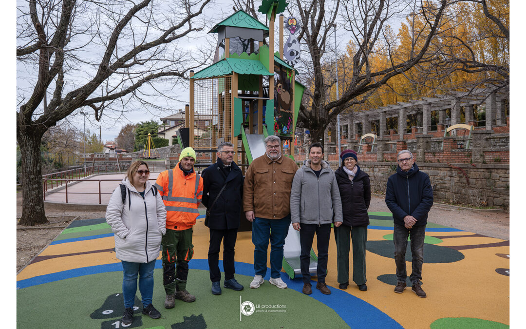 PARCO DI VILLA REVOLTELLA: NUOVO VOLTO PER L’AREA GIOCHI, ORA CON STRUTTURE INCLUSIVE PER BAMBINI DI TUTTE LE ETÀ