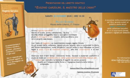 PRESENTAZIONE DEL LIBRETTO DIDATTICO “EUGENIO GARZOLINI. IL MAESTRO DELLE CHIAVI” A PALAZZO ECONOMICO TRIESTE