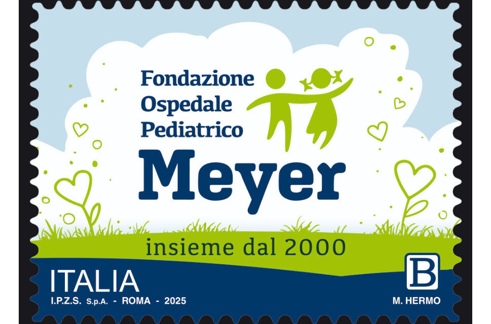 POSTE ITALIANE: emesso francobollo Fondazione Ospedale Pediatrico Meyer