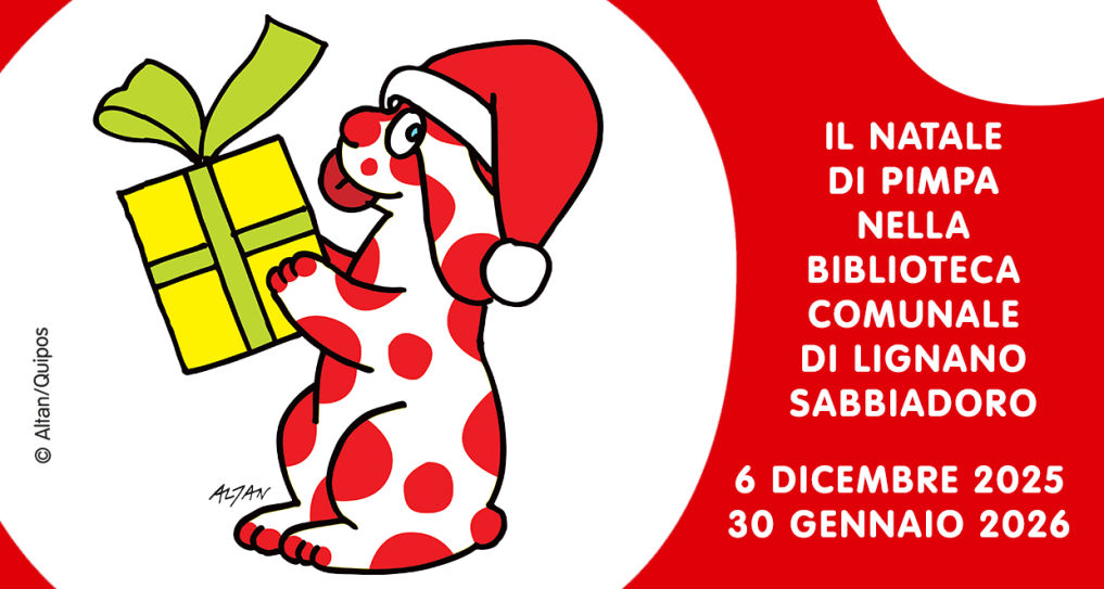 Il Natale di Pimpa in Biblioteca a Lignano Sabbiadoro