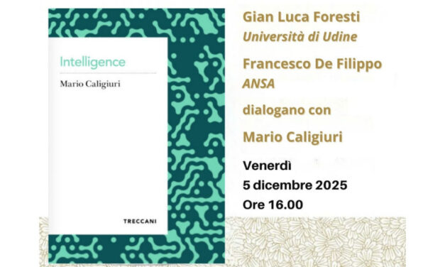 Mario Caligiuri presenta il suo libro “Intelligence” (Treccani 2025) all’Antico Caffè San Marco