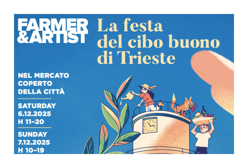 Farmer & Artist 2025 al via da SABATO 6 DICEMBRE ALLE 10.30 AL MERCATO COPERTO