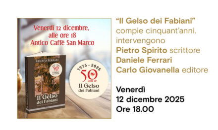“Il Gelso dei Fabiani” compie cinquant’anni: incontro all’Antico Caffè San Marco