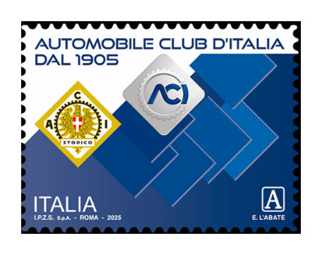 POSTE ITALIANE: emesso francobollo Automobile Club d’Italia