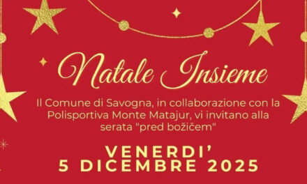 Savogna onora 5 cittadini durante la festa “Natale Insieme”